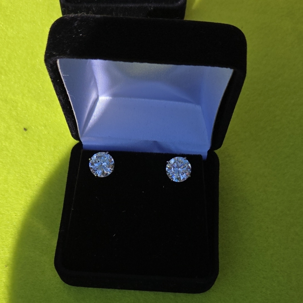 Elegant Silver Stud Earrings